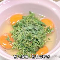 香椿虾仁煎蛋饼的做法图解6