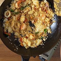 正宗泰国海鲜炒饭，非常好吃的泰国炒饭的做法图解6