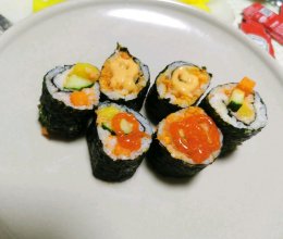 寿司，紫菜包饭的做法
