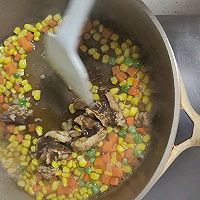 糊弄娃早餐之牛肉炒饭的做法图解3
