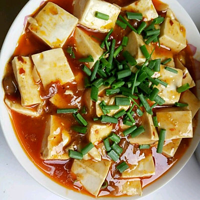 红油闷豆腐
