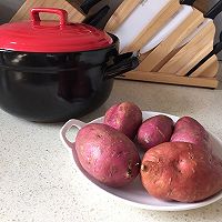 黑乐砂锅烤红薯的做法图解2