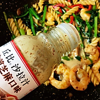 芝麻风味螺旋意面的做法图解9