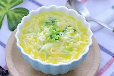 南瓜海米碎碎面 宝宝辅食食谱