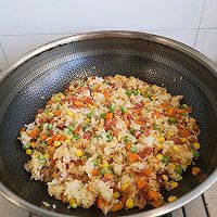 #肉食主义#菠萝腊肠蛋炒饭的做法图解10