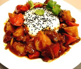 零失败巨简单开胃咖喱牛肉饭～美味佳肴的做法