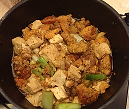 干锅鱼籽豆腐的做法