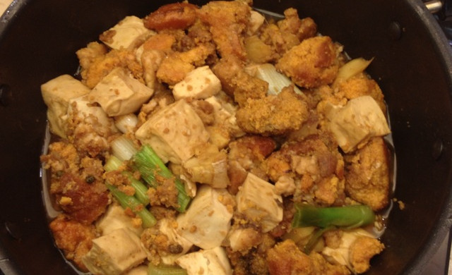 干锅鱼籽豆腐