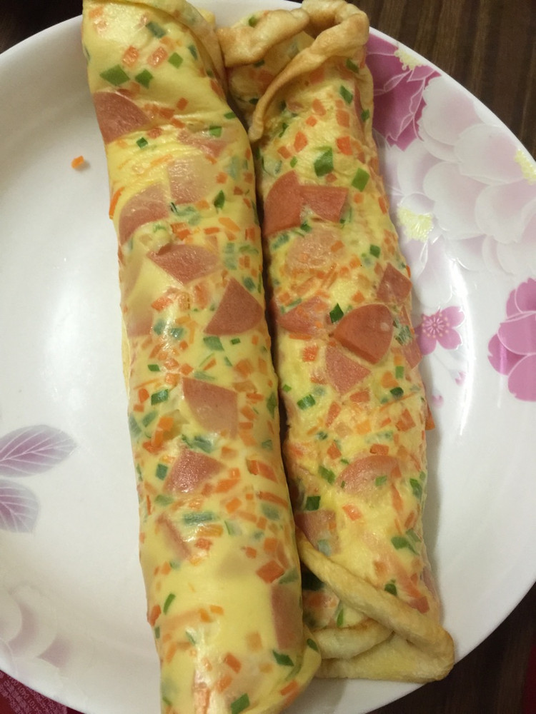 随意鸡蛋饼～烤箱版的做法