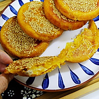吃不烦的~南瓜香蕉馅糯米饼的做法图解12