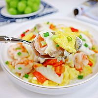 儿童营养菜～虾仁鱼片炒鸡蛋的做法图解11