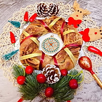 花环肉桂面包#令人羡慕的圣诞大餐#的做法图解14