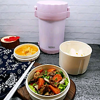 胡萝卜焖羊排+卡通米饭＋番茄金针菇冬瓜汤的做法图解15