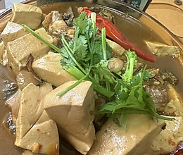 #减一点更好#昂刺鱼烧豆腐 下饭神器 鲜辣入味的做法