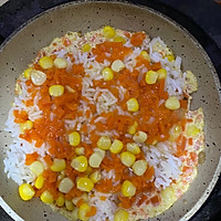 儿童版胡萝卜玉米蛋炒饭的做法图解7