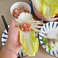 蒜蓉娃娃菜金针菇肉卷（白玉卷）的做法图解5