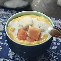 雪山芒果西米露，孩子们的最爱。的做法图解4