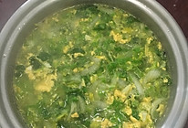 #憋在家里吃什么#青菜鸡蛋汤的做法