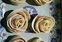 玫瑰花饺的做法