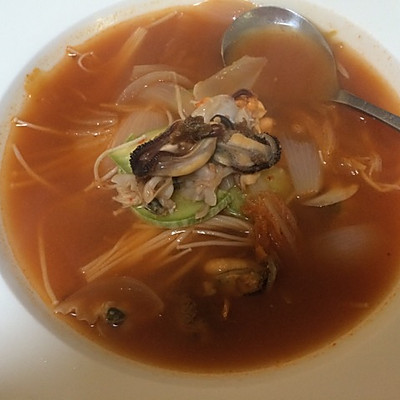 青口泡菜汤