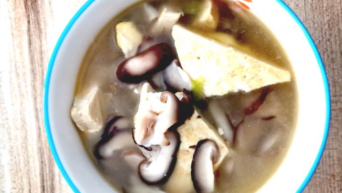 香菇豆腐素汤