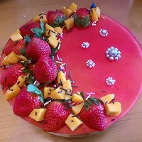 草莓芒果慕斯蛋糕的做法图解13