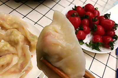 素菜饺子的简易版