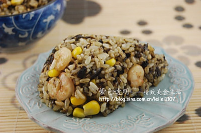 榄菜虾仁炒饭