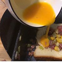 快手早餐火腿披萨吐司的做法图解5