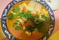 西红柿年糕汤的做法