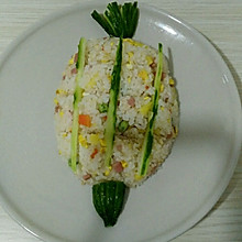 菠萝杂丁炒饭