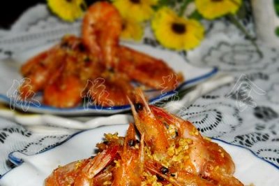 蒜蓉椒盐香酥虾