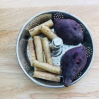 宝宝辅食：紫薯山药奶糕的做法图解5