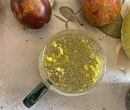 #15分钟周末菜#百香果奇亚籽蜂蜜水的做法