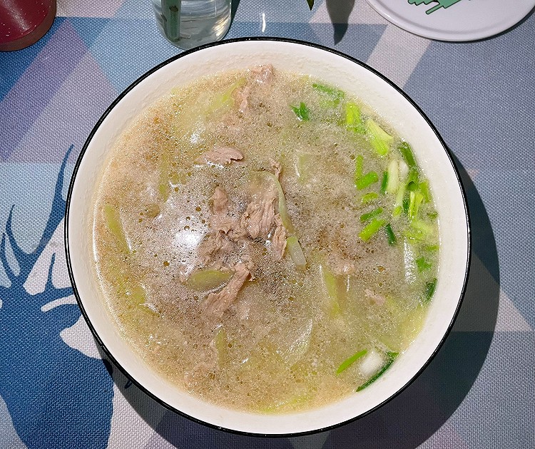 节瓜瘦肉汤的做法