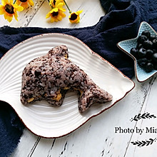 肉松芝士紫米饭