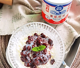#鹰唛新食尚#经典红豆牛奶冰的做法
