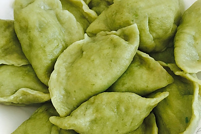 素藕饺子和蒜黄肉饺