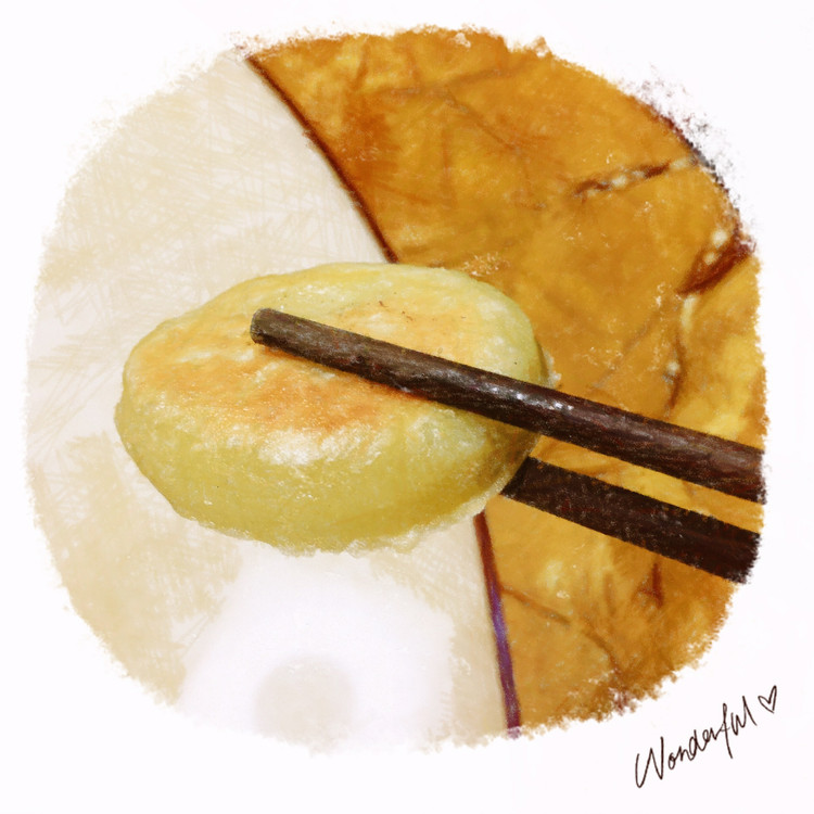 家常小甜点-山药苹果糯米饼的做法
