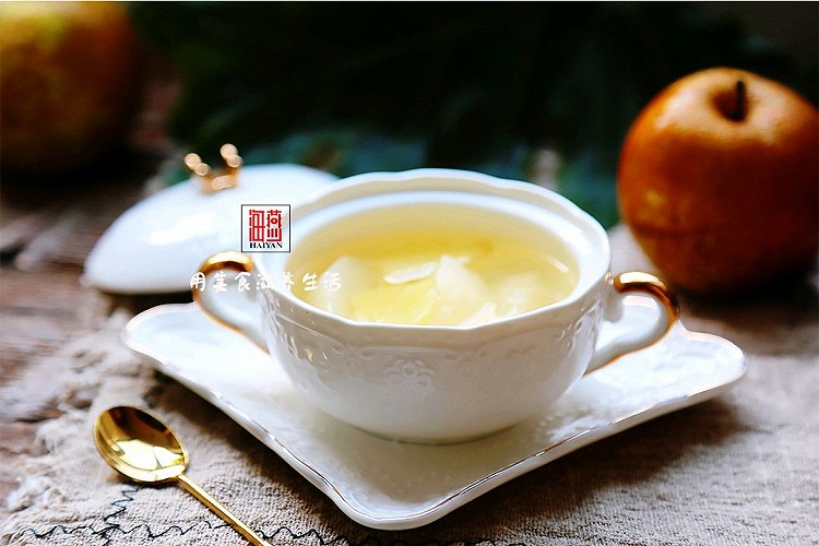 自制秋日姜梨茶，清甜润喉超简单的做法