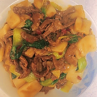 牛肉丝炒年糕的做法图解8