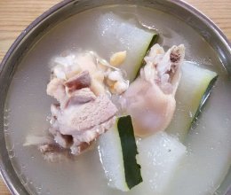老鸭冬瓜薏米汤的做法