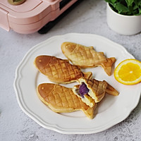 软糯香甜的美味|紫薯芋圆鲷鱼烧的做法图解10