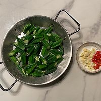 蚝油秋葵(减脂餐)#福临门 幸福临门#的做法图解3