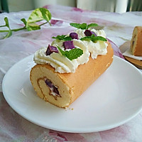 紫薯奶油蛋糕卷#跨界烤箱，探索味来#的做法图解16