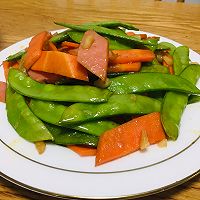 火腿荷兰豆的做法图解11