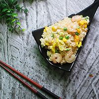 虾仁鸡蛋炒饭的做法图解13