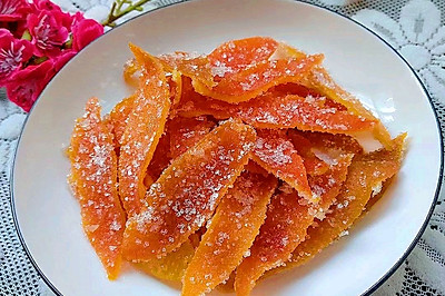 橙子皮还可以做成健康小零食