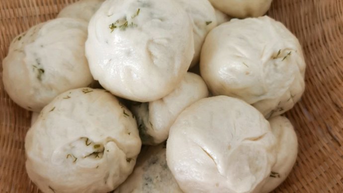 素茴香包子