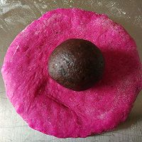 火龙果豆沙包的做法图解9